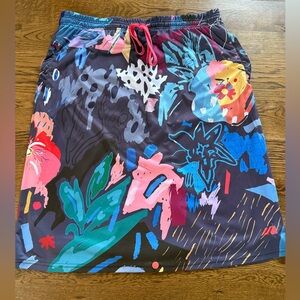 MOD SPORTSWEAR Colorful Abstract Floral Skirt